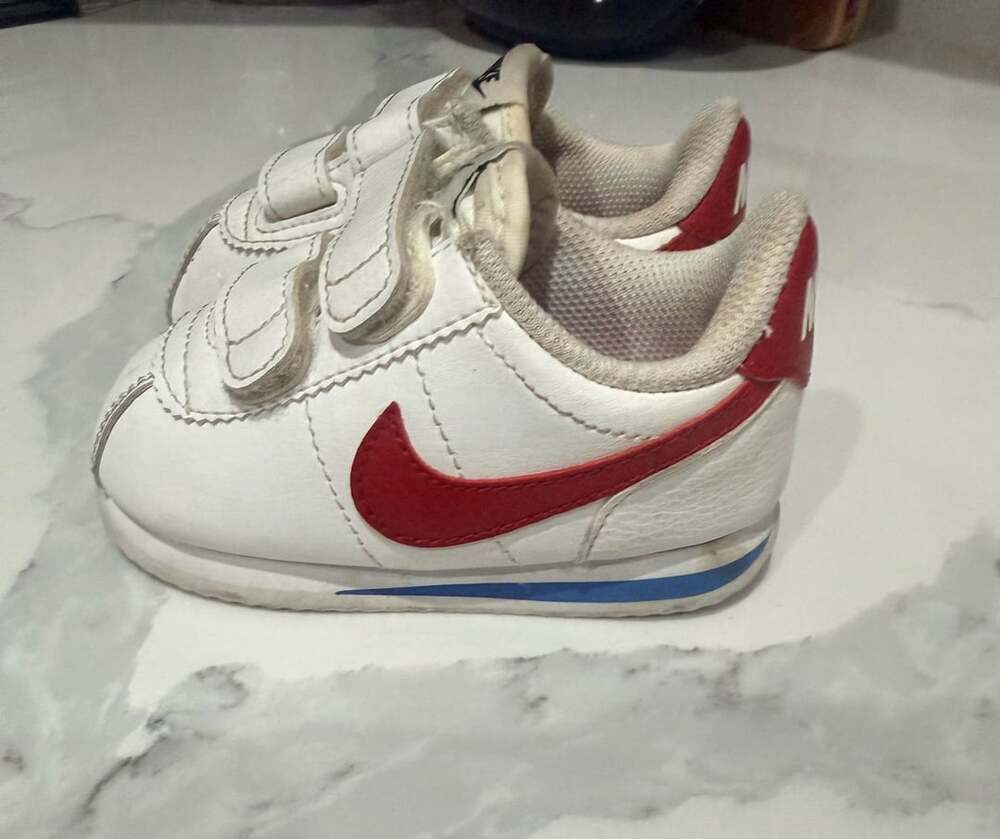 Nike Cortez Basic SL TDV Toddler Shoes Size 5C White Varsity Red Royal